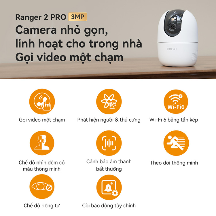 Imou Camera Wifi trong nhà Ranger 2C 3MP Ranger 2 Pro 3MP I IPC-A32P ...