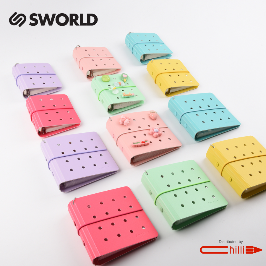 SWORLD Sổ Tay Sưu Tập Mini 20 Pockets Kèm Charm Tone Patel | Shopee ...