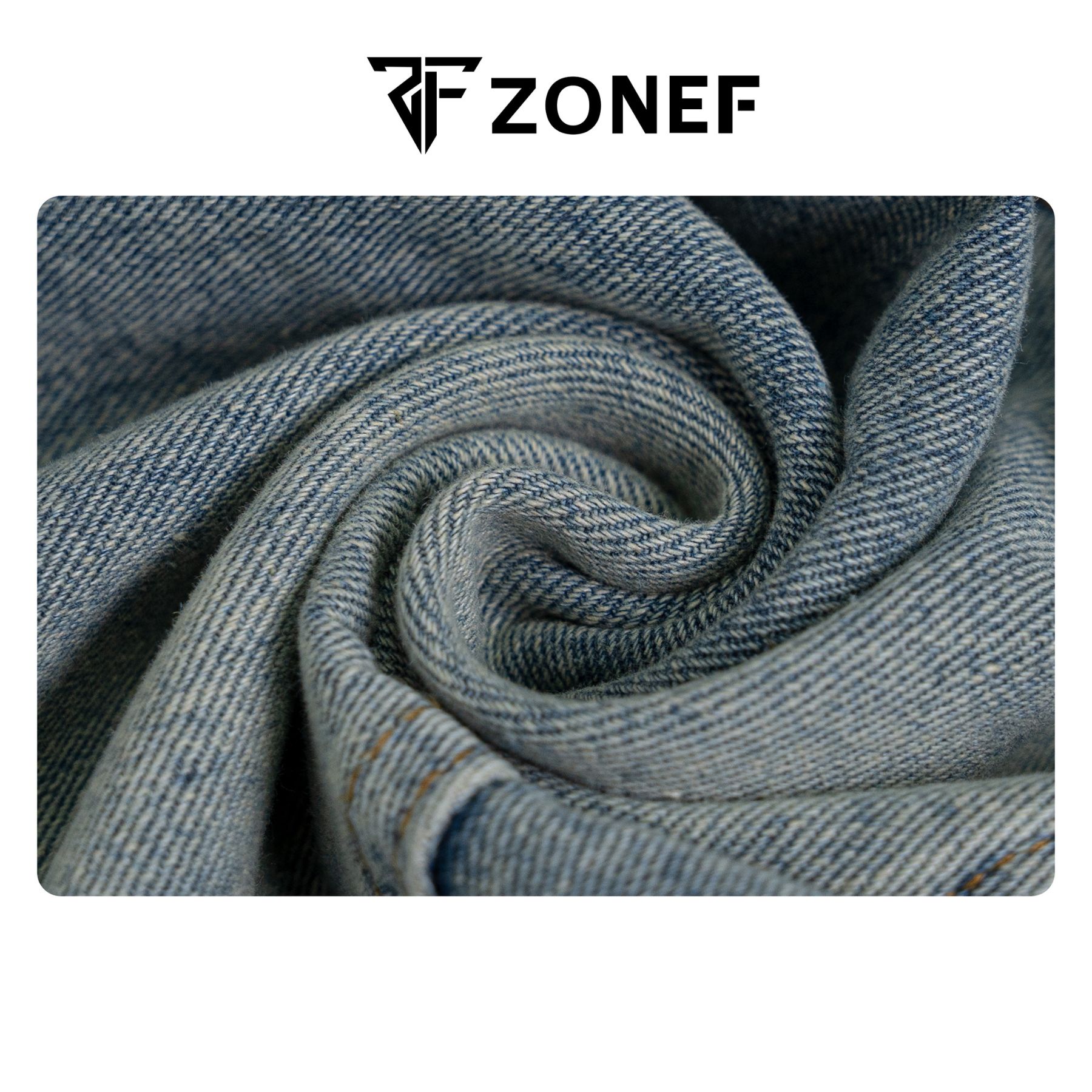 Quần Jean Ống Cong Form Rộng ZONEF STORE RETRO Cạp Chun Quần Bò Nam Nữ ...