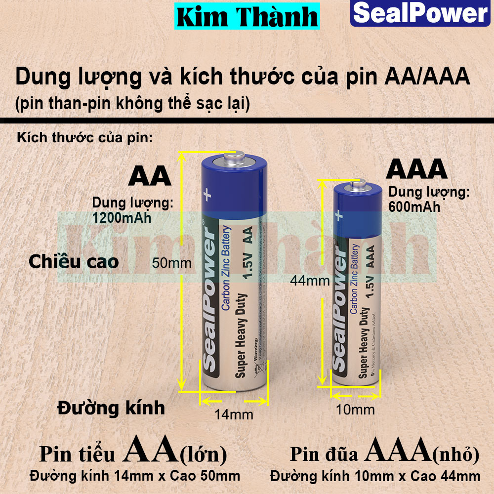 Hộp 40 viên / 60 viên pin AAA maxell R03(AB)2P,pin đũa SealPower R03SU ...