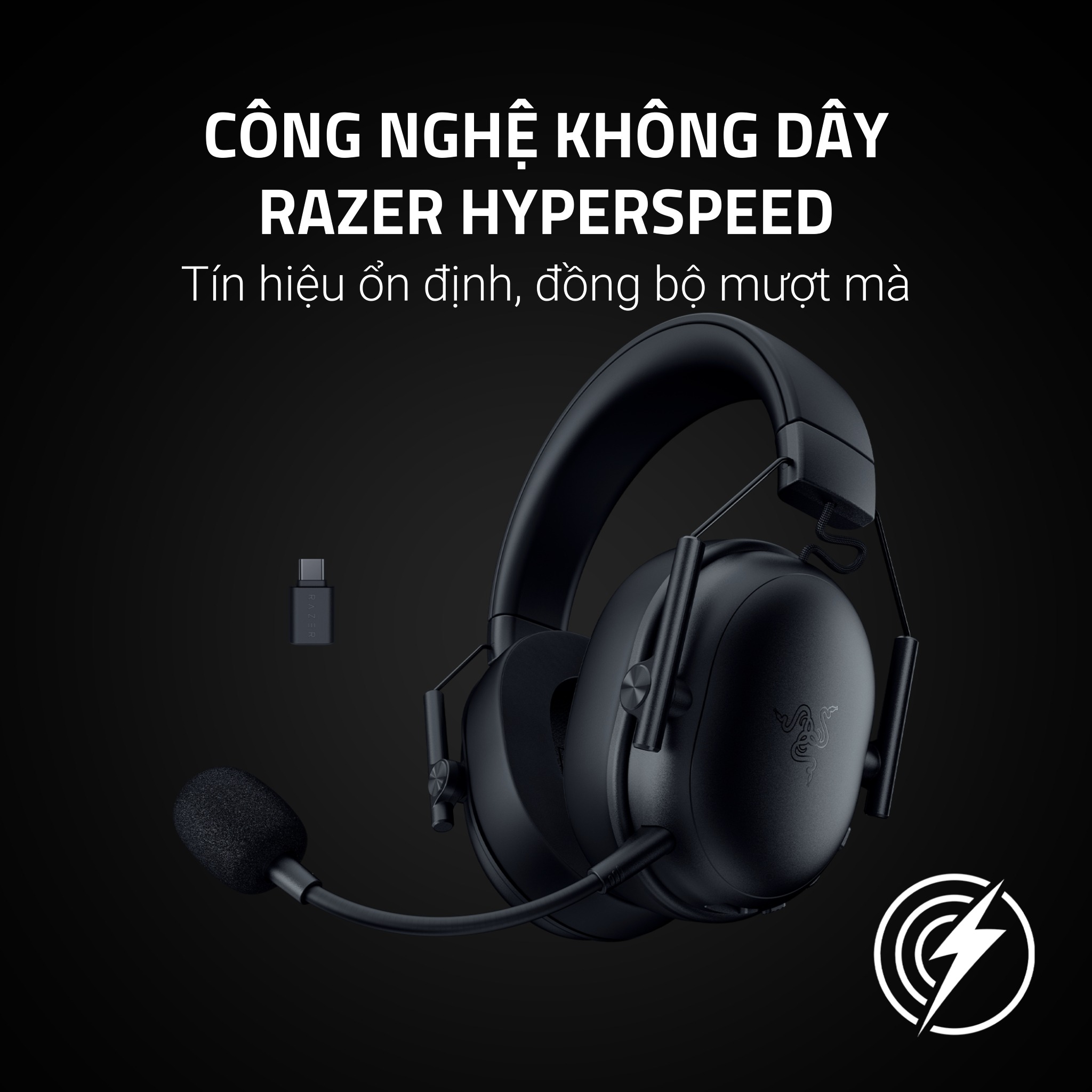 Tai Nghe không dây gaming Razer Blackshark V3 X HyperSpeed- chính hãng ...