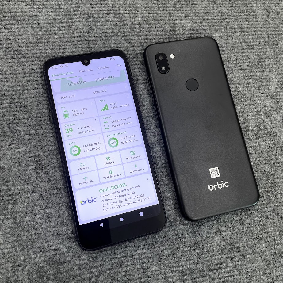 [Máy Cũ] Điện thoại Orbic Q10 RC609L bản Lock Sim - Snapdragon 680 ...