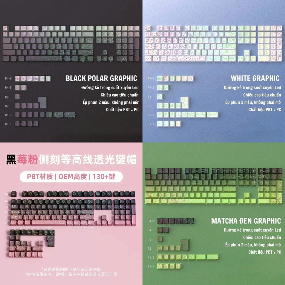 Bàn phím cơ khung nhôm LEOBOG HI75C - 3 mode kết nối - Keycap PBT - LED ...