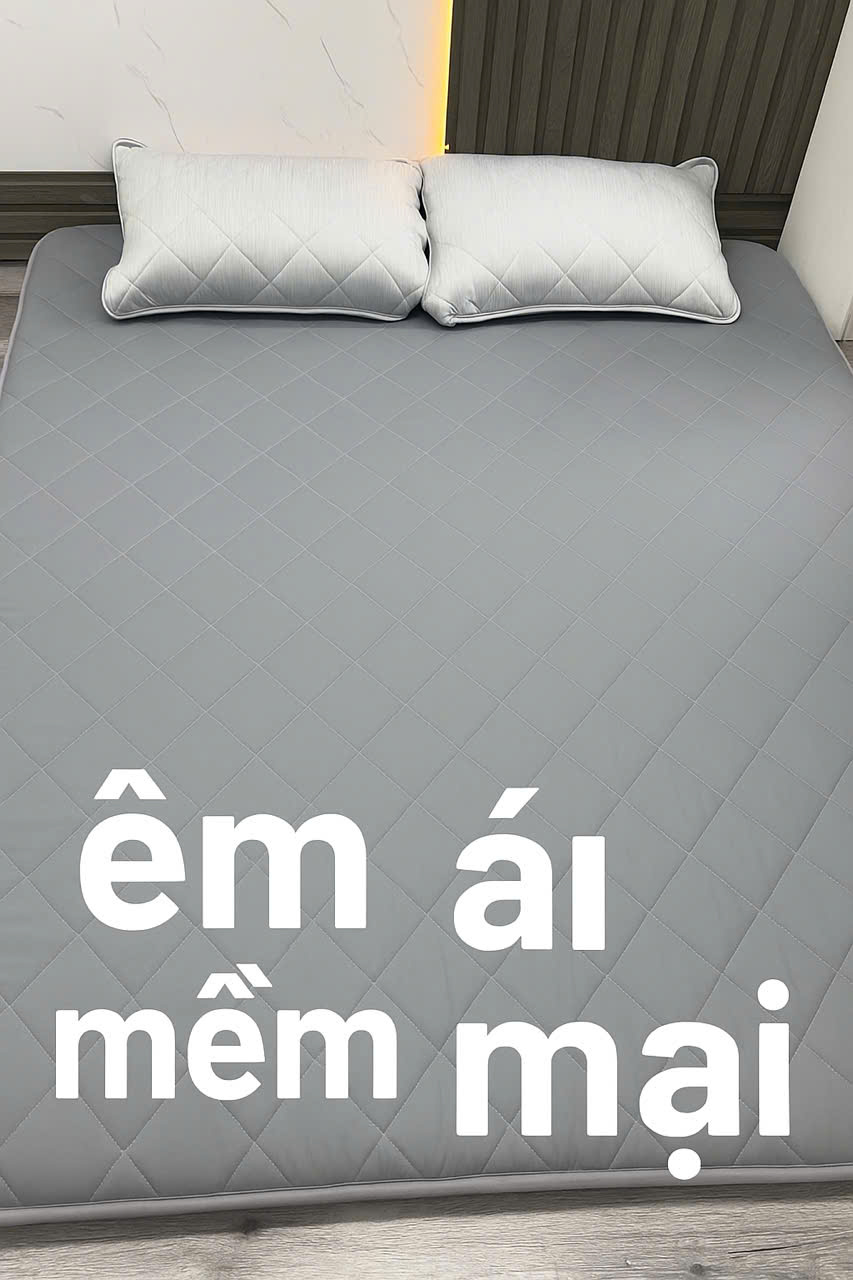 Đệm Topper Thế hệ mới nằm không bị xẹp dày 4-5cm TAKARA, Nệm gấp 3 giá ...