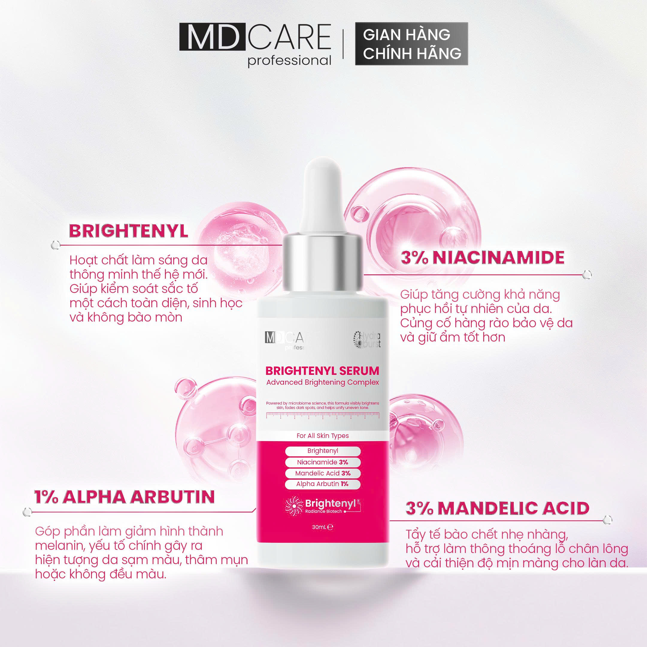 [CHÍNH HÃNG] Serum Sáng Da Đa Tầng Và Toàn Diện Thế Hệ Mới MD CARE ...