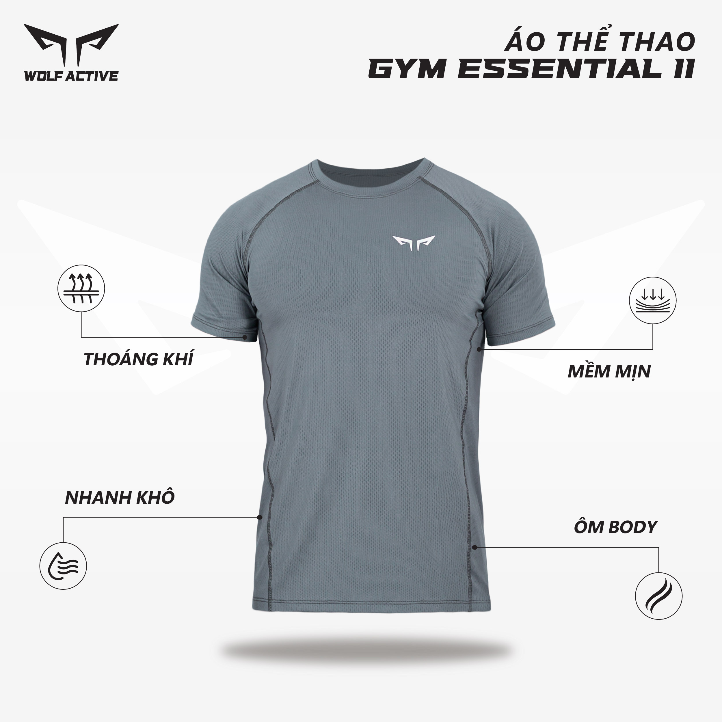 Áo thể thao Maxcool cao cấp màu đen