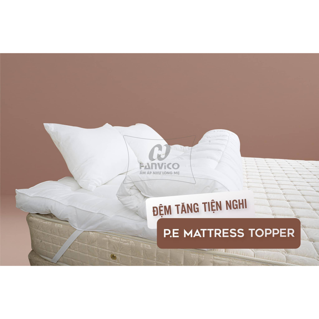 Đệm - Topper Microfiber / PE / GreenCore 4 tấm làm mềm đệm Hanvico ...