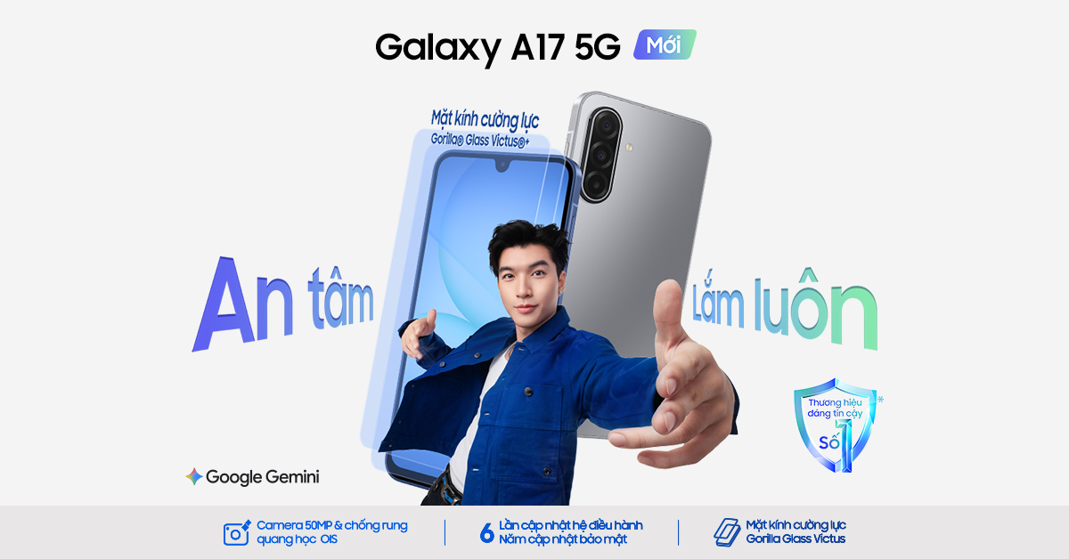Điện Thoại Samsung Galaxy A17 5G 8GB/128GB – ảnh mô tả chi tiết 3