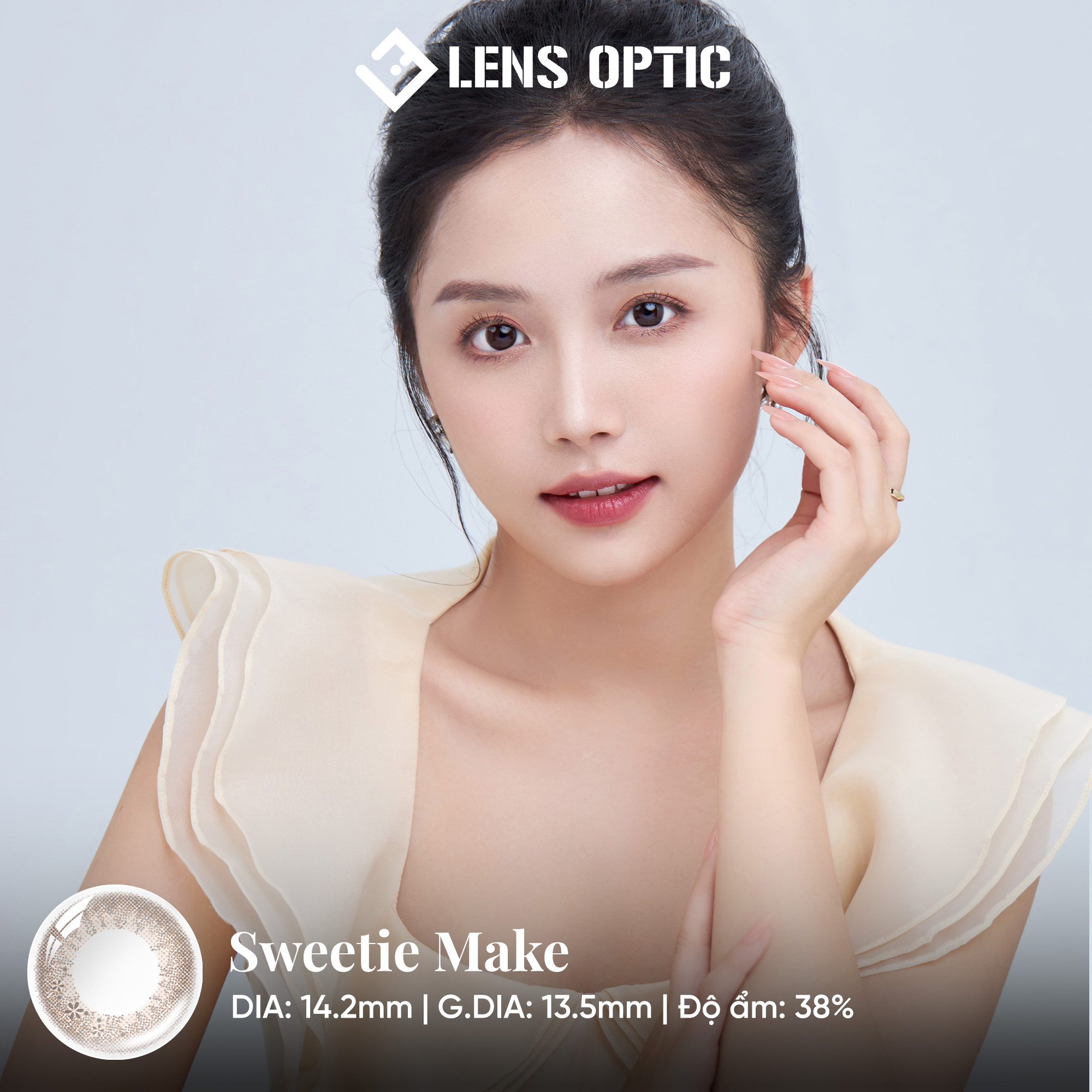 Kính áp tròng 1 ngày SEED màu FIRST MAKE lens Eye coffret 1 day chống ...