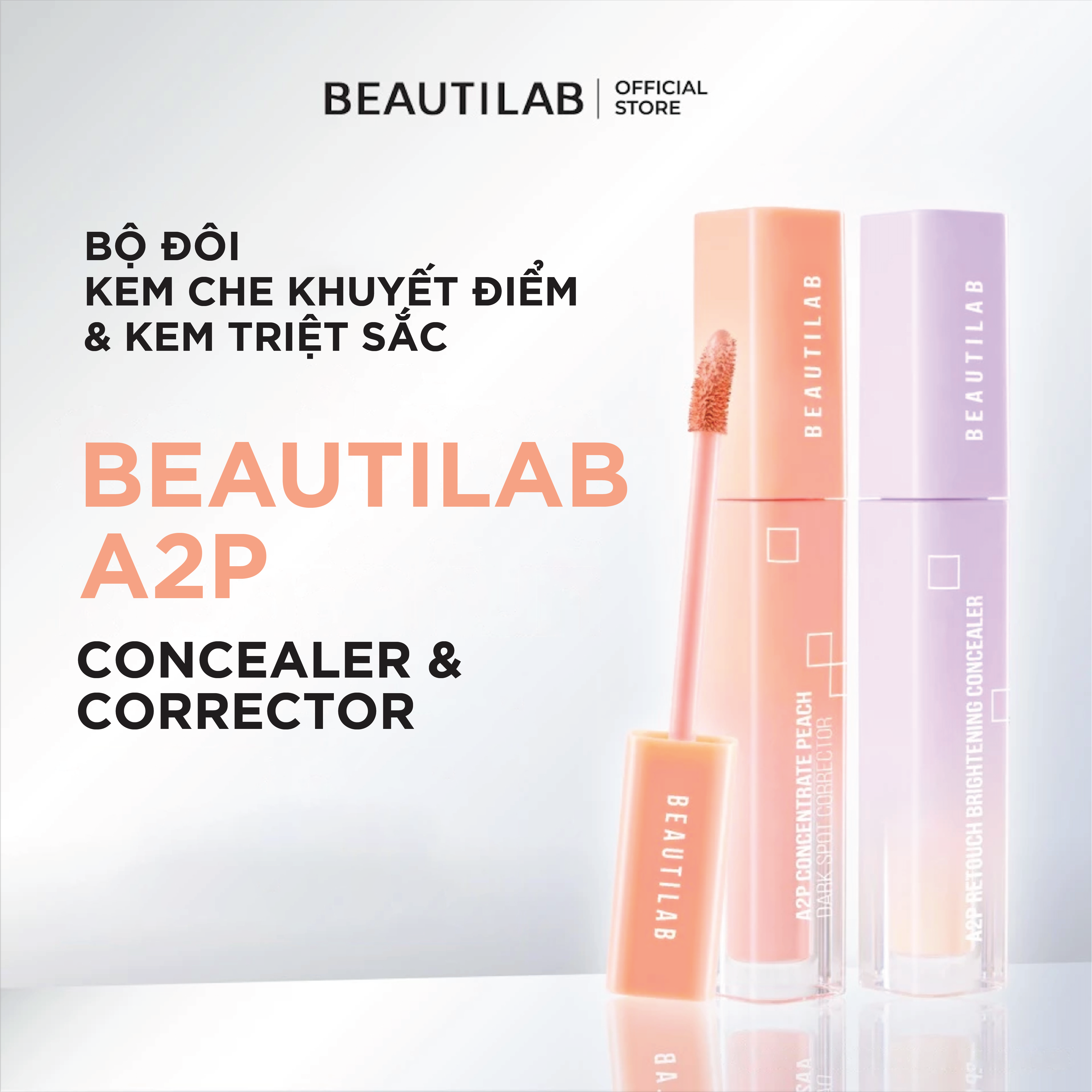 Kem che khuyết điểm & triệt sắc BEAUTILAB A2P Concentrate Peach Dark ...
