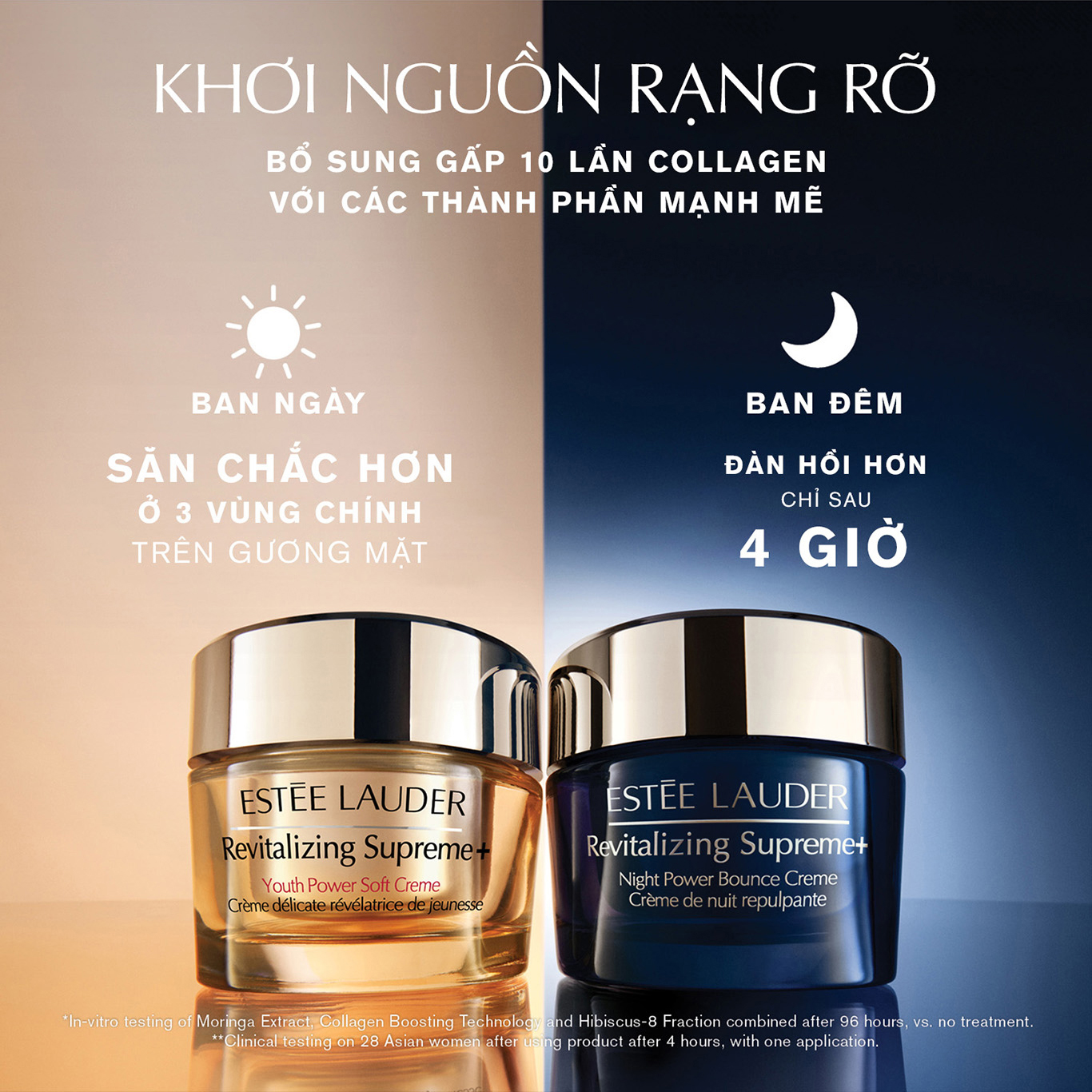 Kem dưỡng ẩm collagen phục hồi ban đêm Estee Lauder Revitalizing Supreme+ Night Power Bounce Creme 75ml