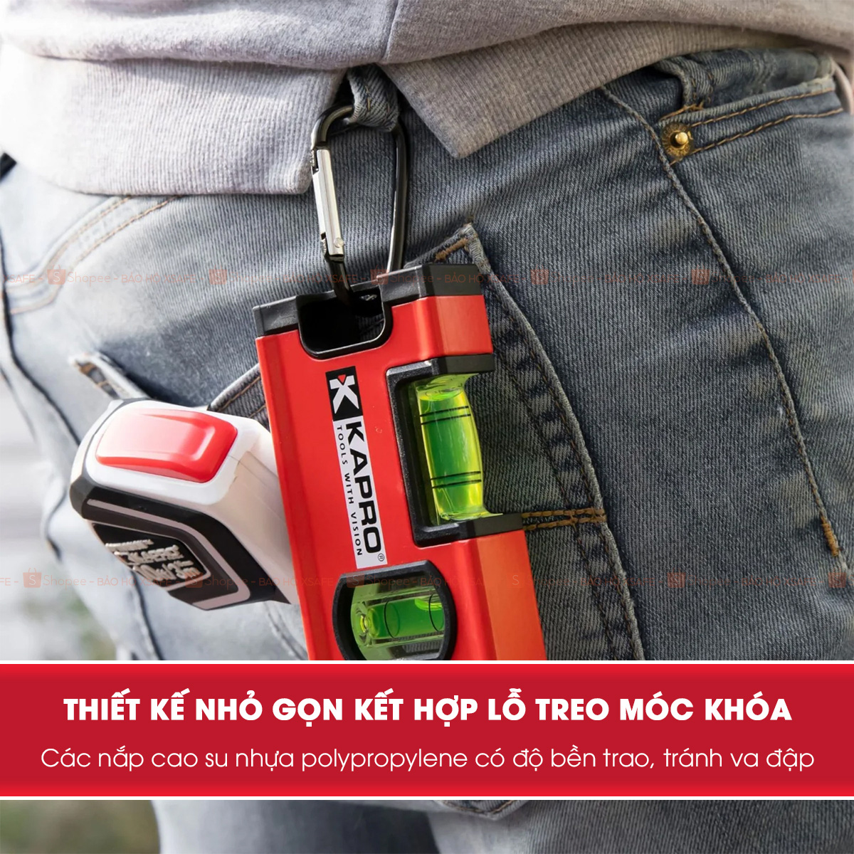 Thước Thủy Nivo Mini KAPRO 771 Dài 10–20cm, Đế Rãnh Chữ V Từ Tính, Nắp ...