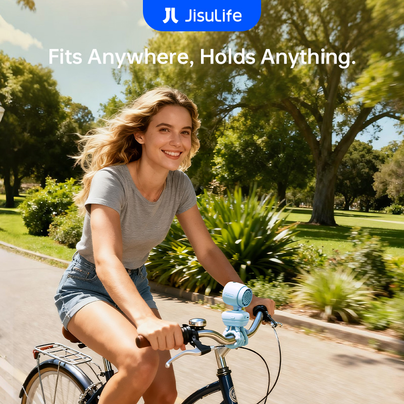 Thông số kích thước nhỏ gọn của quạt kẹp Jisulife Life 4