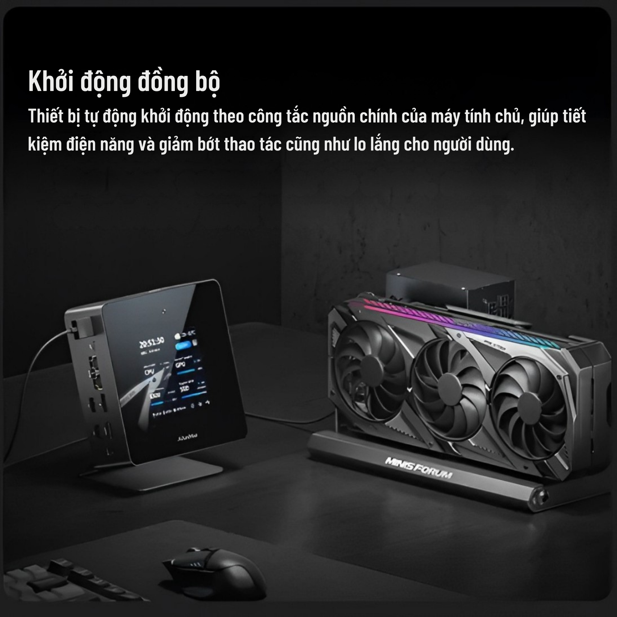 eGPU DEG1 Oculink Minisforum FullBox, Chưa Gồm Card Vga Và Nguồn PSU ...