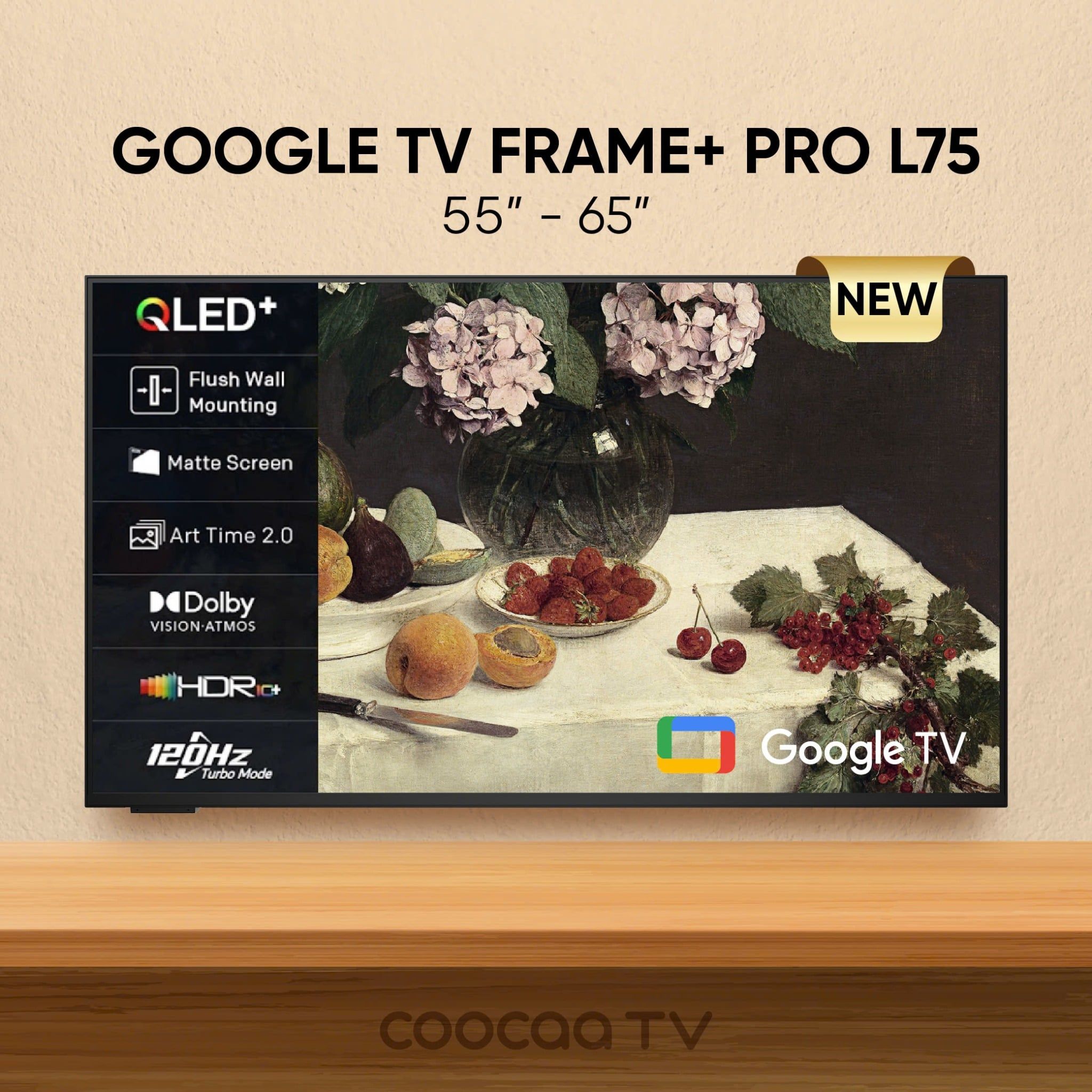 Smart Tivi QLED 4K Khung Tranh Google Frame+ 55LN7000G / Frame+ Pro ...