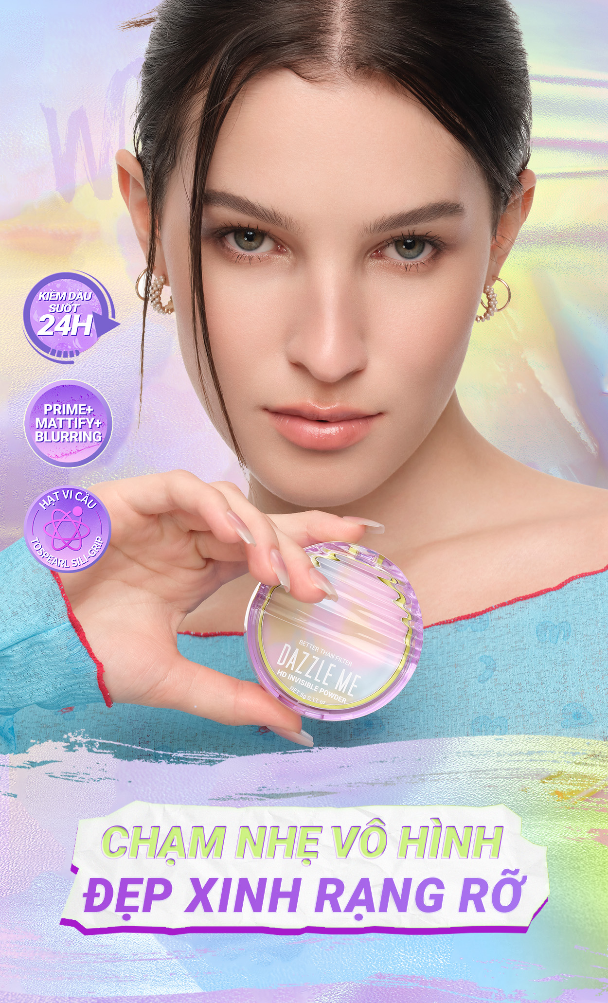 Phấn phủ không màu Dazzle Me Better Than Filter HD Invisible Powder ...