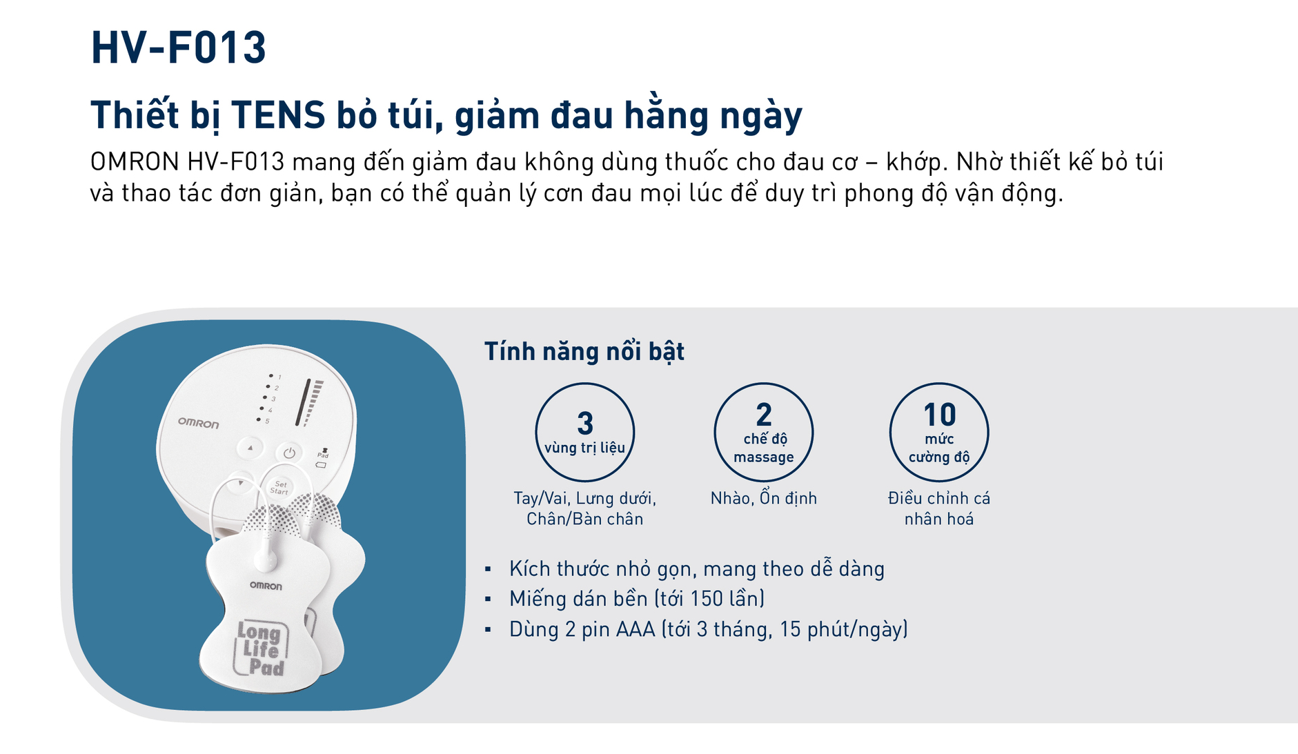 Máy Xung Điện Trị Liệu OMRON HV-F013