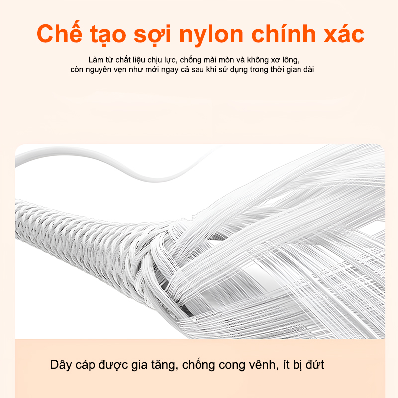 DOSEN PRO Dây cáp sạc nhanh PD 100W từ Type-C sang Type-C tiện dụng cho Macbook Pro Xiaomi Samsung – ảnh mô tả chi tiết 3