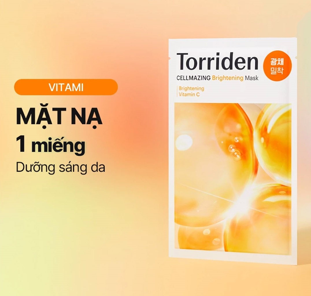Mặt Nạ Torriden Vitamin C Sáng Da 26ml Cellmazing Brightening Mask ...