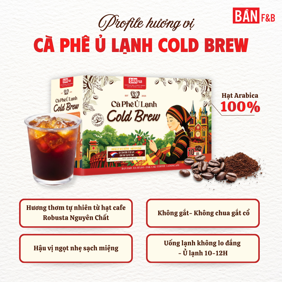 [MỚI] Cà Phê Ủ Lạnh Cold Brew Không Đường Ít Calo, Cafe Arabica Nguyên ...