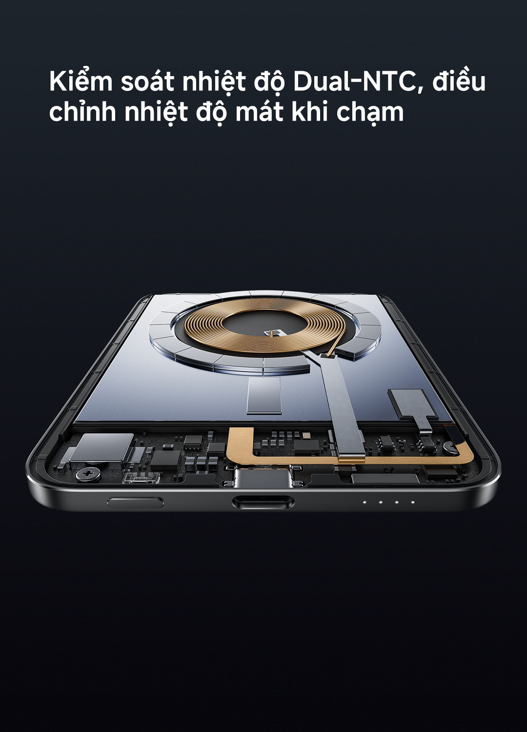 Sạc dự phòng Xiaomi UltraThin Magnetic Power Bank 5000 15W | Bảo vệ sạc quá mức | Bảo vệ chống quá nhiệt – ảnh mô tả chi tiết 10