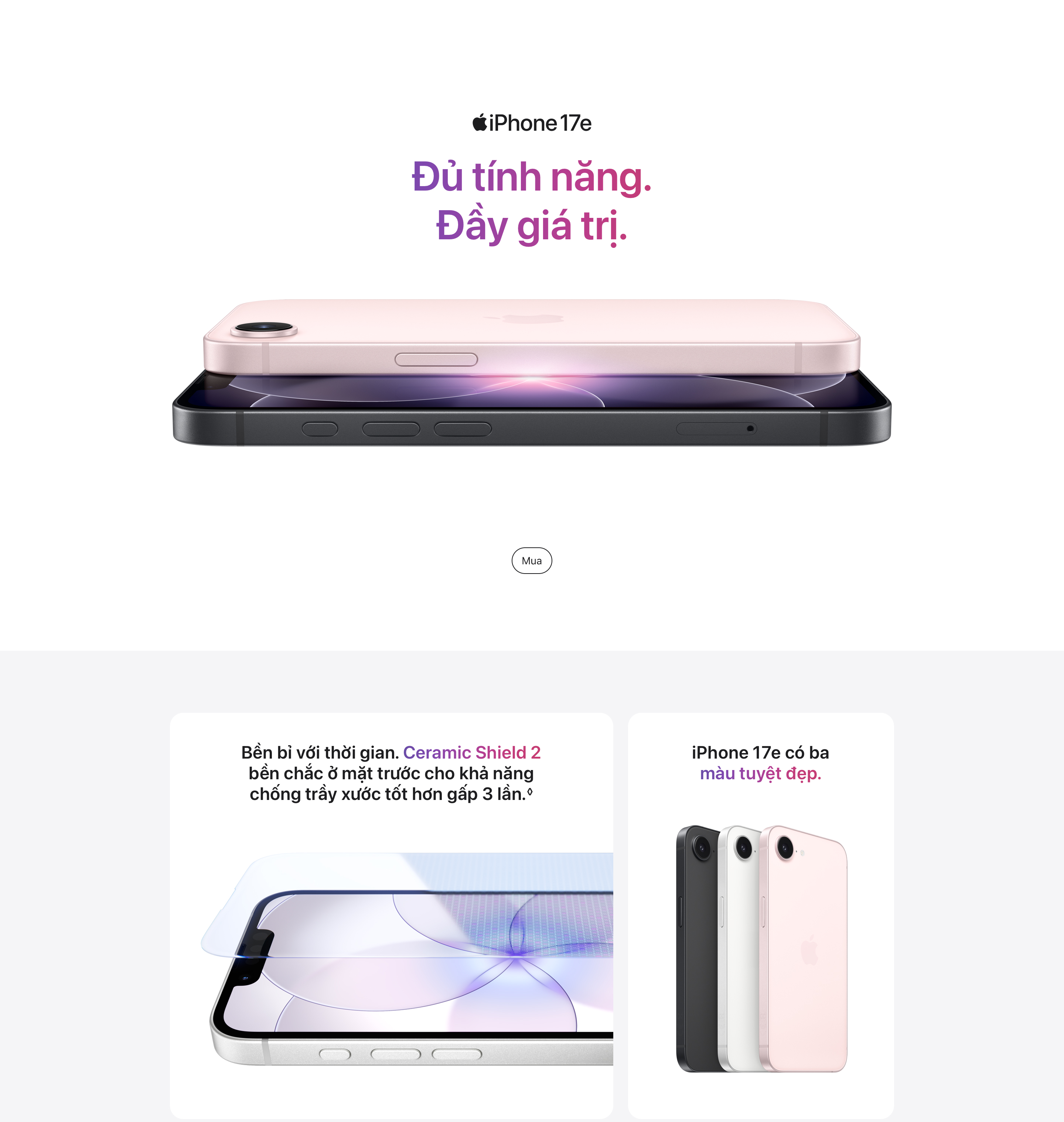 Điện Thoại Apple iPhone 17e 256GB