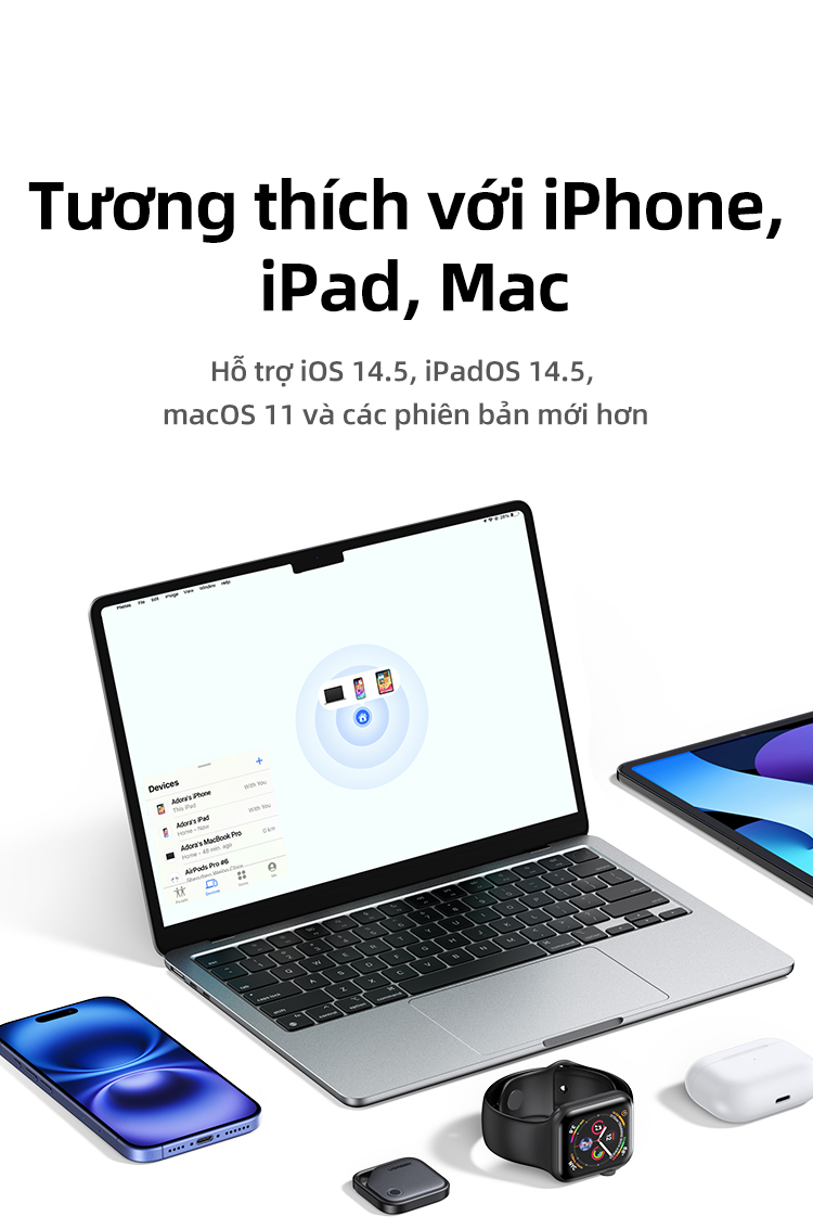 Ugreen Thẻ Thông Minh Định Vị Thông Minh Chống Mất Bluetooth5.0 Finder Airtag Theo Dõi Finder Định Vị cho iPhone 18 PM – ảnh mô tả chi tiết 8