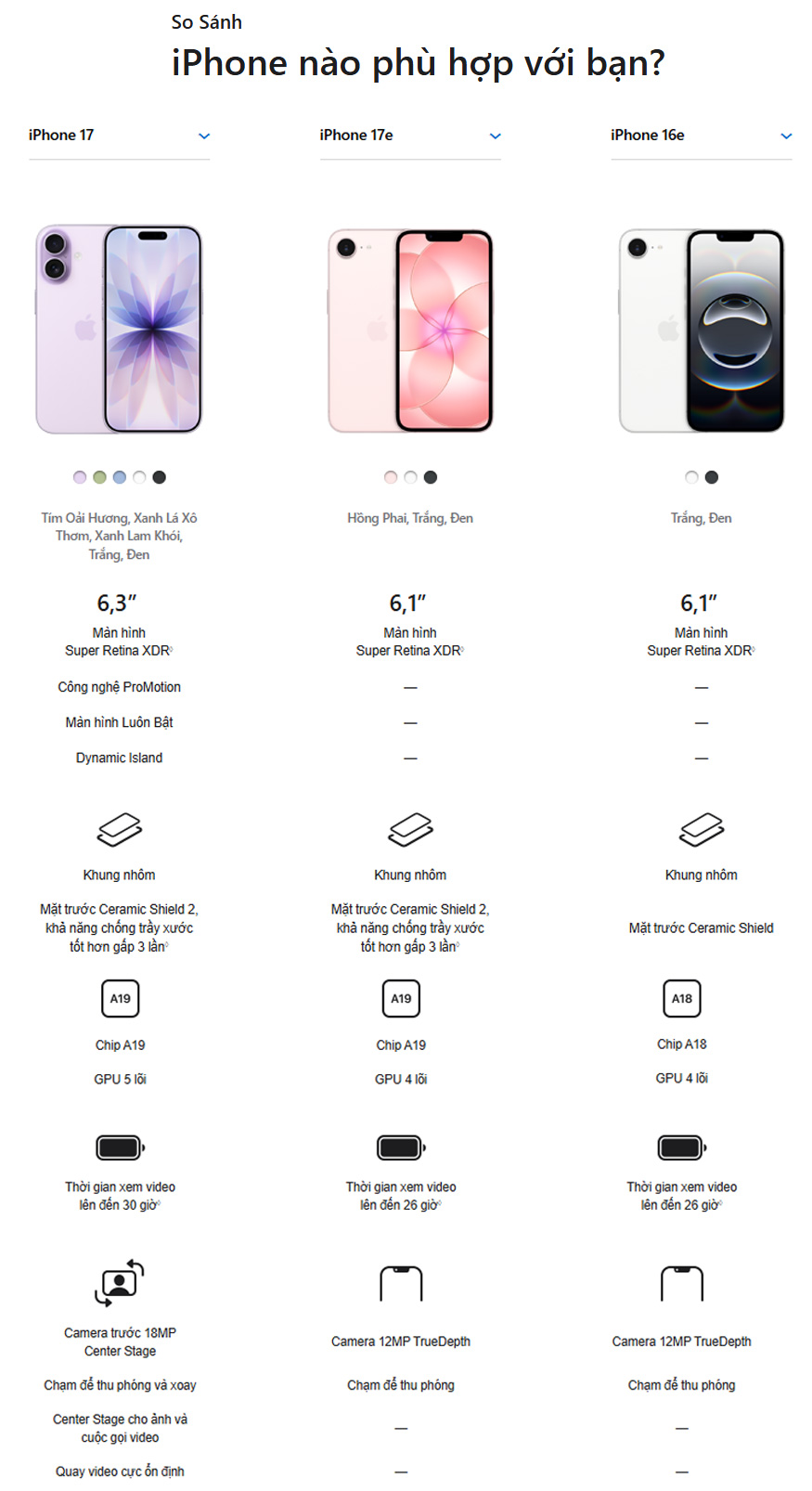 Apple iPhone 17e 256GB Chính hãng ZP/A