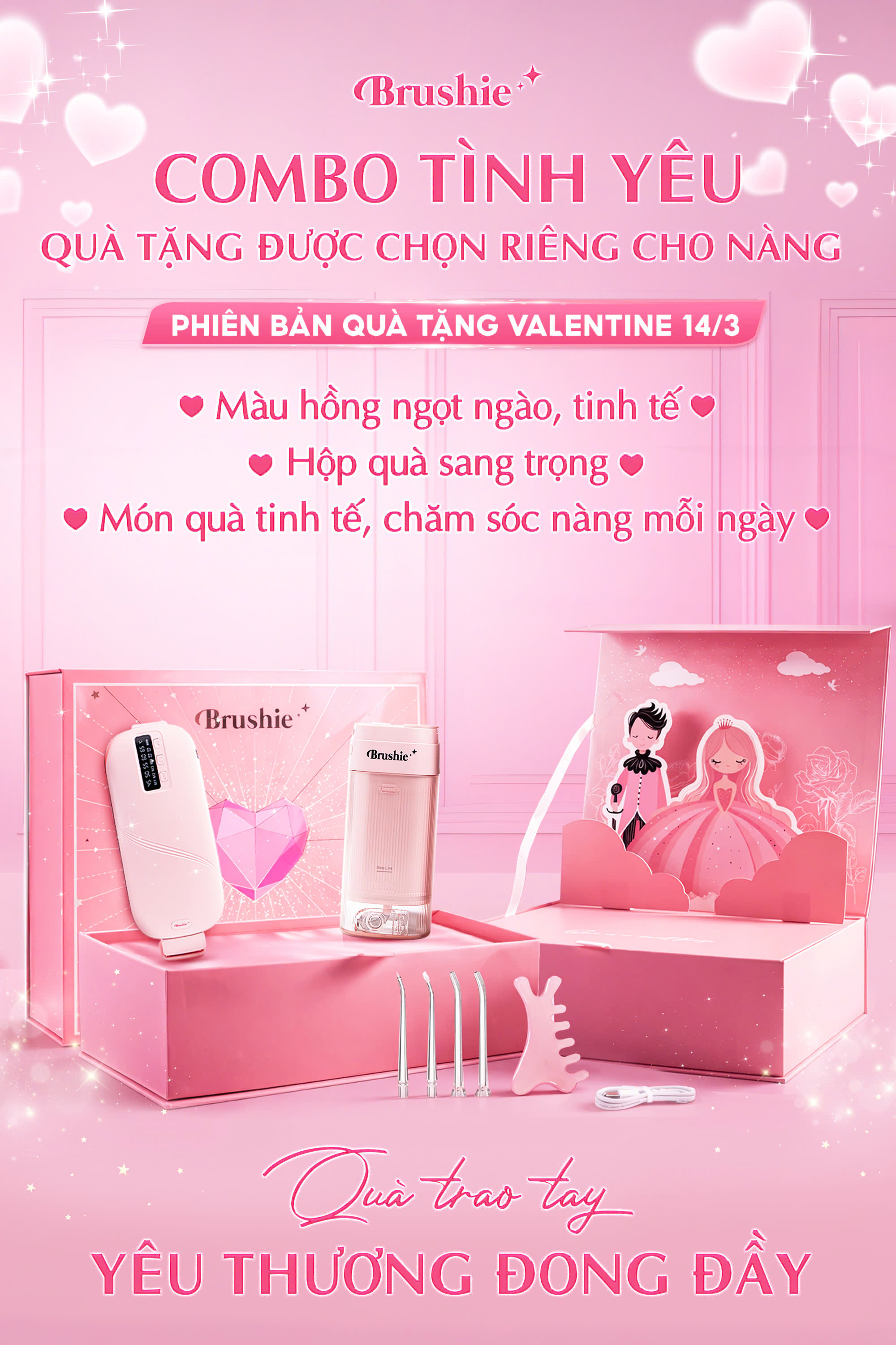 [GIÁ 577K LIVE SOCIAL ELITE] Tăm Nước Brushie Super Clean Bản Cải Tiến ...