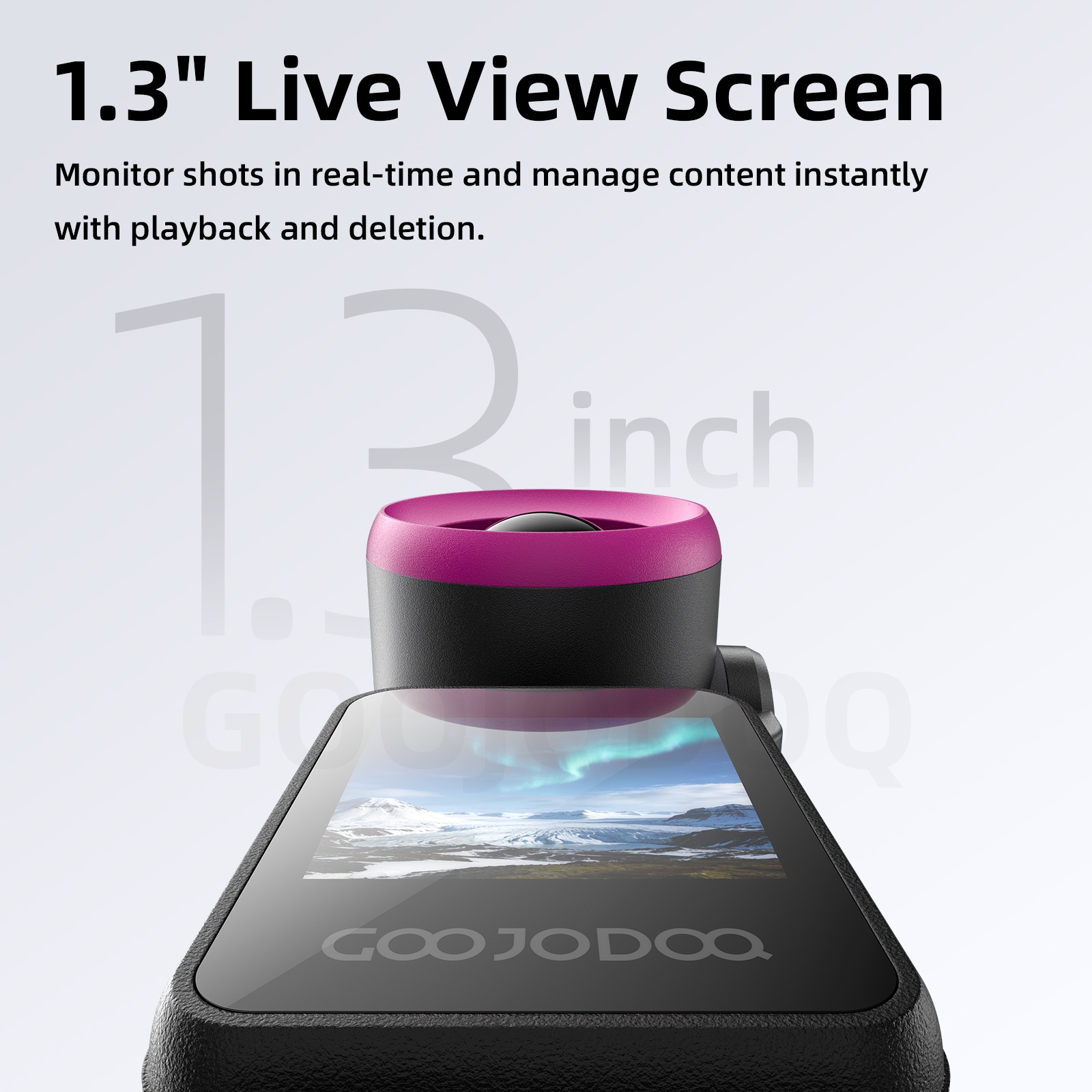 GOOJODOQ Quạt Mini Tích Hợp Camera - 2 trong 1, Pin 2500mAh, Siêu Nhẹ ...