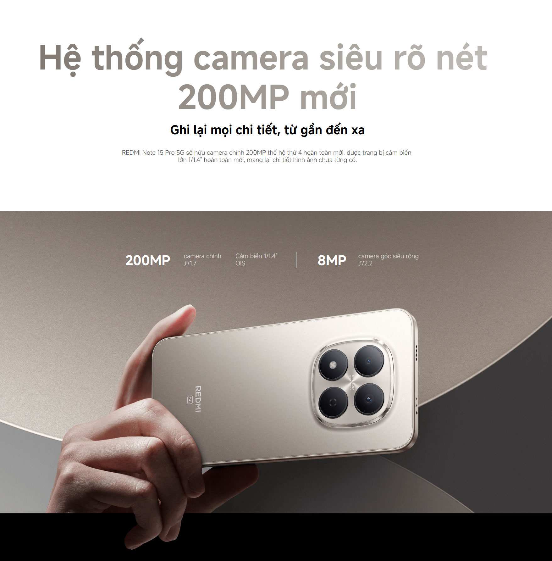 Điện Thoại Xiaomi Redmi Note 15 Pro 5G 8+256 | 12+512 Chính Hãng BH 18 Tháng – ảnh mô tả chi tiết 5