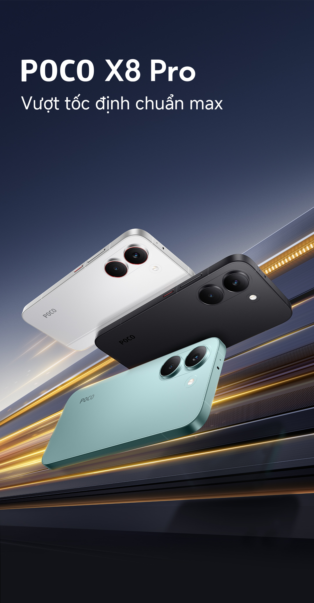 Điện thoại thông minh Xiaomi POCO X8 PRO| Pin cực lớn 6500mAh(typ) sạc nhanh 100W| Màn hình AMOLED 1.5K 120Hz – ảnh mô tả chi tiết 1