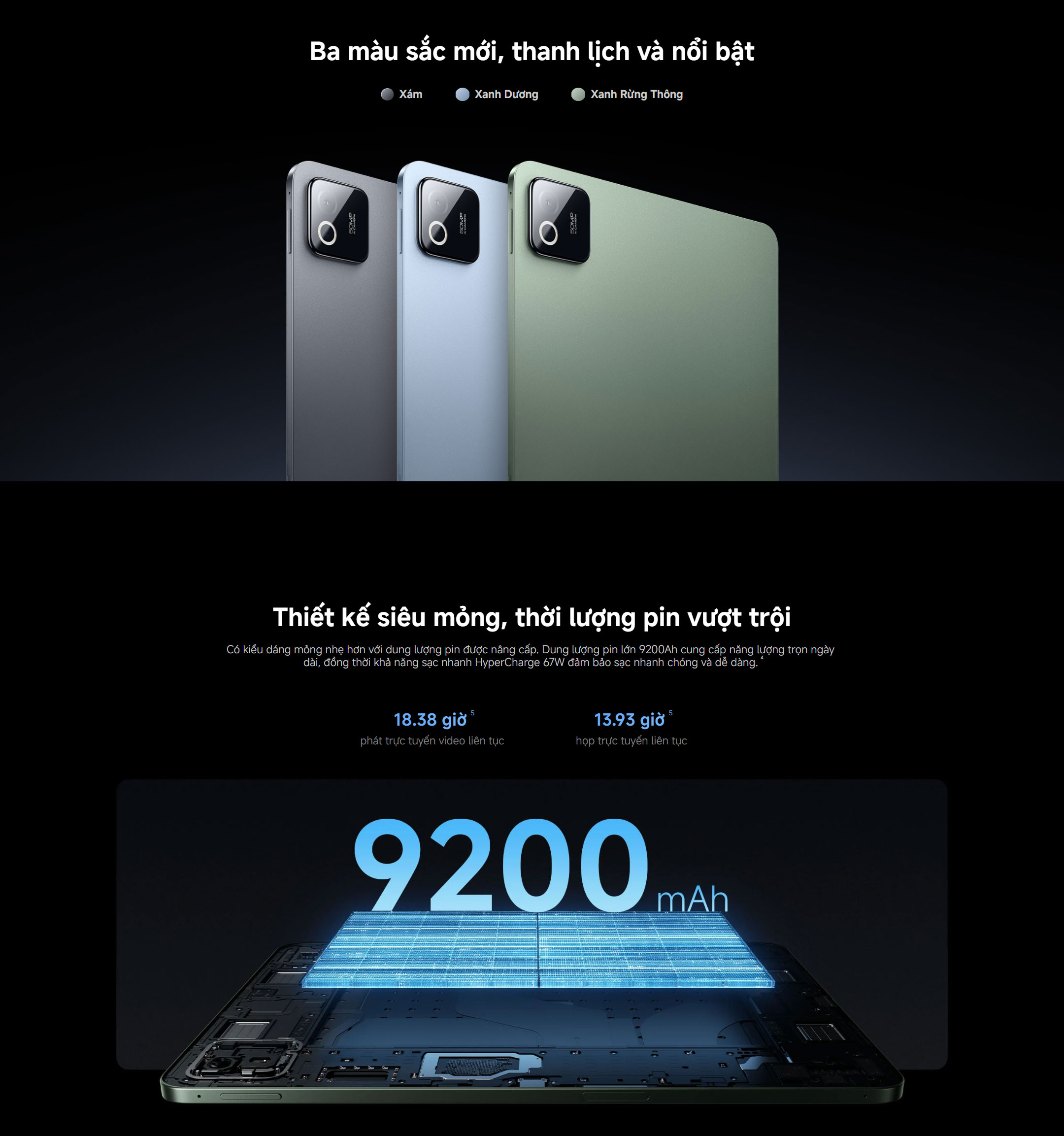Máy Tính Bảng Xiaomi Pad 8 Pro 8GB 128GB | 8GB 256GB | 12GB 512GB Chính Hãng