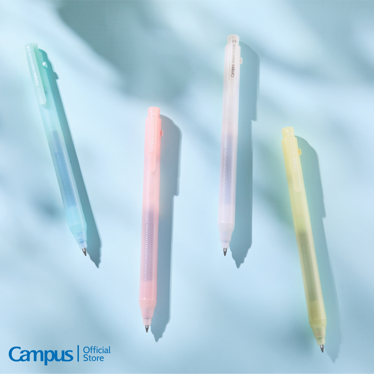 Bút Gel Campus MAGIC FIT LITE WPB2 Mực Xanh - Phong Cách Nhật - Ngòi 0 ...