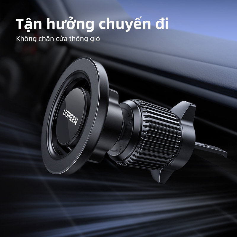 Giá đỡ điện thoại ô tô từ tính UGREEN Giá đỡ điện thoại ô tô thông hơi cho Magsafe iP 17/16/15 ProMax Xiaomi Samsung – ảnh mô tả chi tiết 7