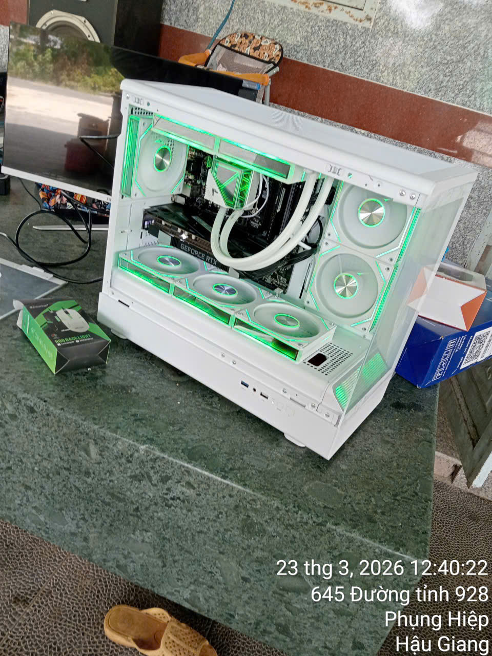 Case bể cá LED Jungle Leopard Ms-01 Led mặt trước M atx Sp AIO 360 tản ...