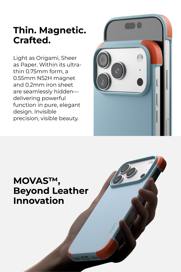 Ốp lưng MOFT Frame Case MOVAS™ cho iPhone 17Pro 17ProMax MỎNG NHẸ ...