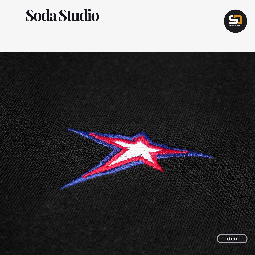 [SUMMER SALE]  Soda Studio| Áo Hoodie Form Boxy Thêu xù SE7EN FLASH - Áo khoác Thời trang Cổ cao thêu số 7 Unisex Nam Nữ