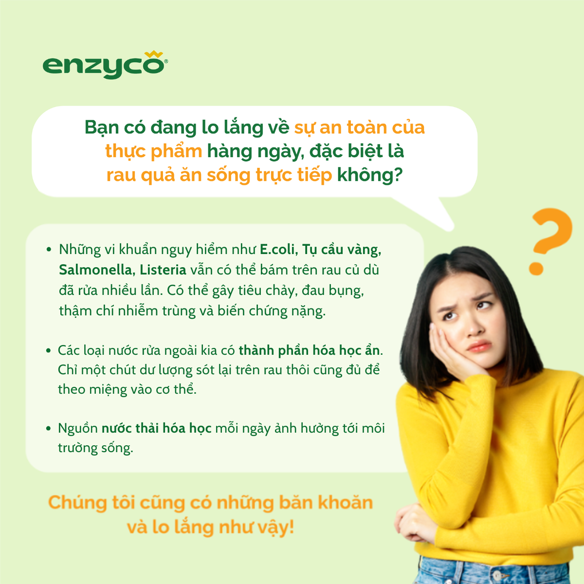 Nước Ngâm Rửa Rau Quả Hữu Cơ Enzyco 1L - Diệt Khuẩn E.Coli & Tụ Cầu ...