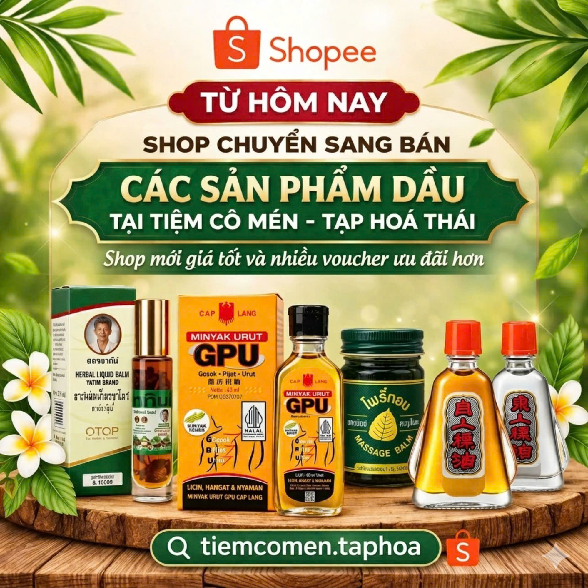 Hũ Hít Mũi 3 Anh Em - Herbal Inhaler Golden Elephant Palace Wang Chang ...