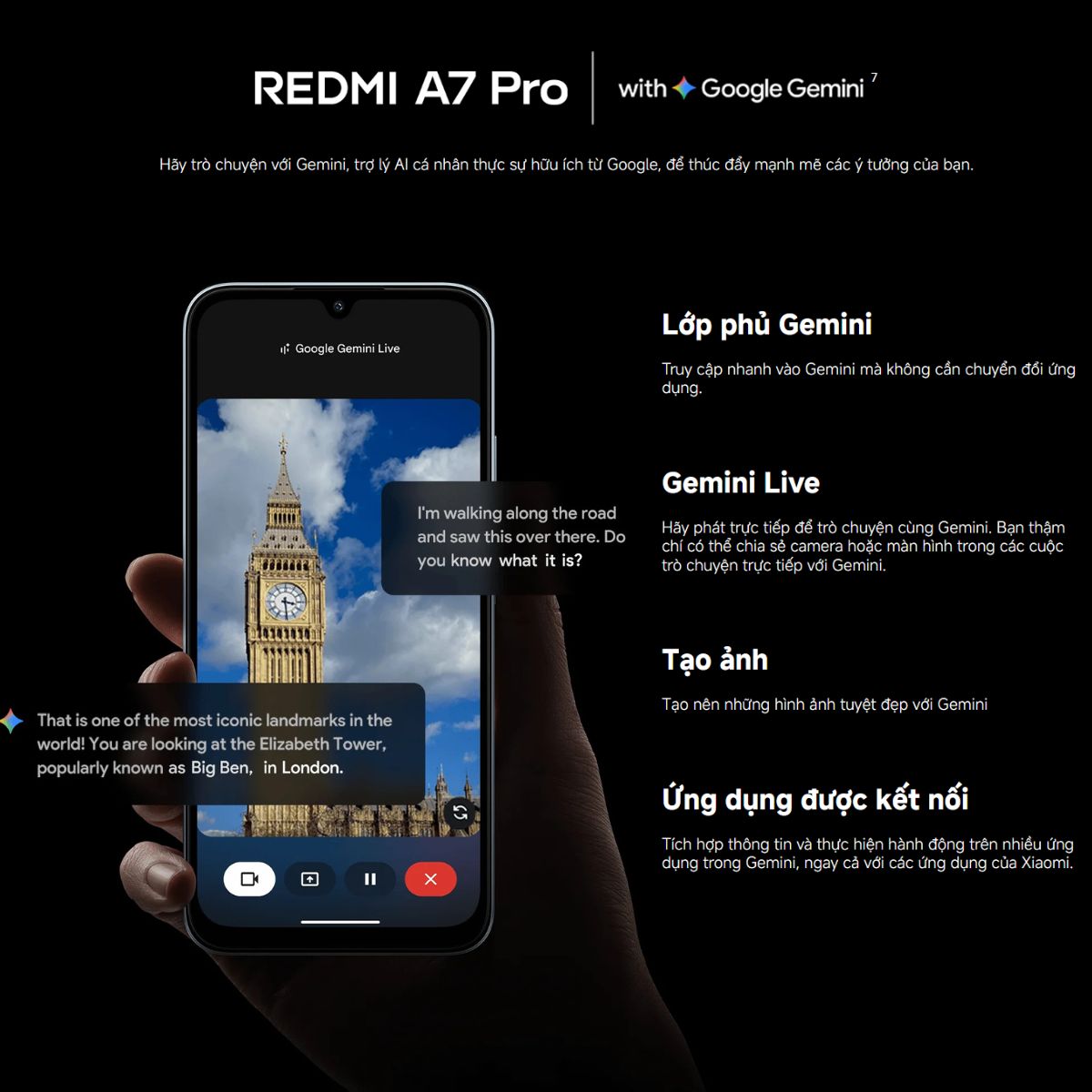 Điện thoại thông minh Xiaomi Redmi A7 Pro bản Quốc Tế - Bảo hành chính hãng 18 Tháng - (Nguyên Seal)