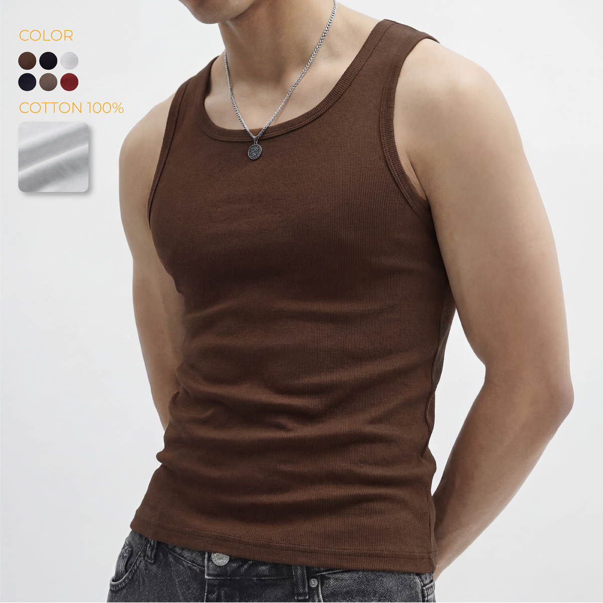 form Áo ba lỗ Nam MIXMEN TANK