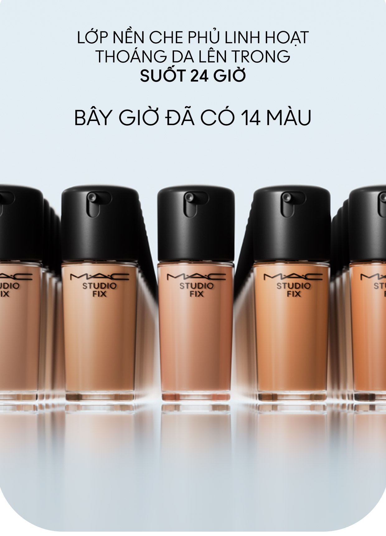Kem nền mịn lì MAC Studio Fix Fluid SPF 15 30ML | Kết cấu dạng lỏng, kiềm dầu và bền màu suốt 24H
