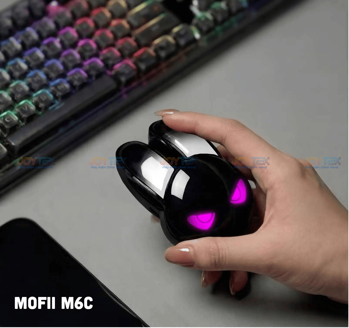 [MÃ MỚI] Chuột Wireless M6C Evil Bunny – Thiết Kế Robot Độc Lạ, Pin Sạc ...
