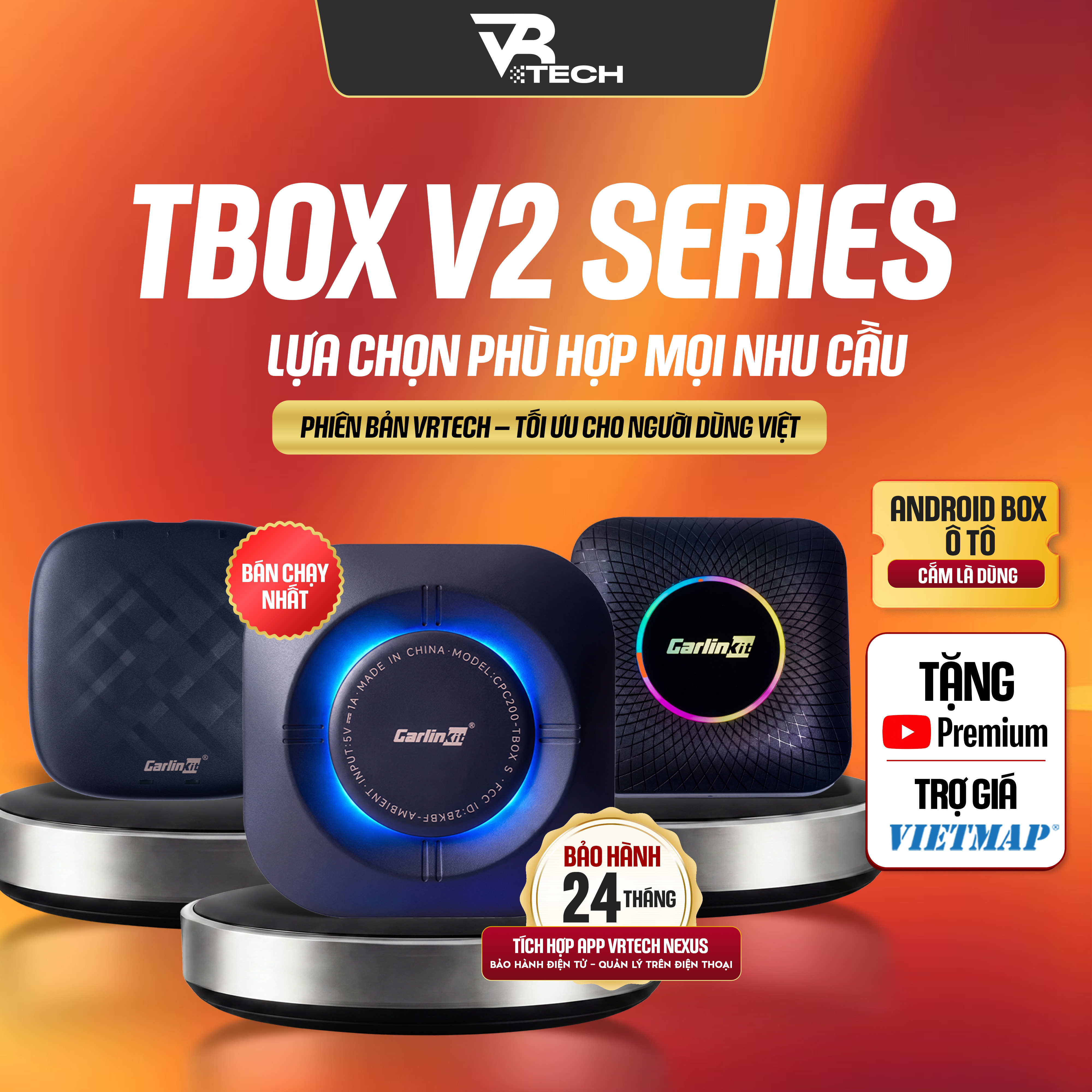 Carlinkit TBOX S2P/Plus/Ambient V2 2026, Android Box Ô Tô, Apple ...