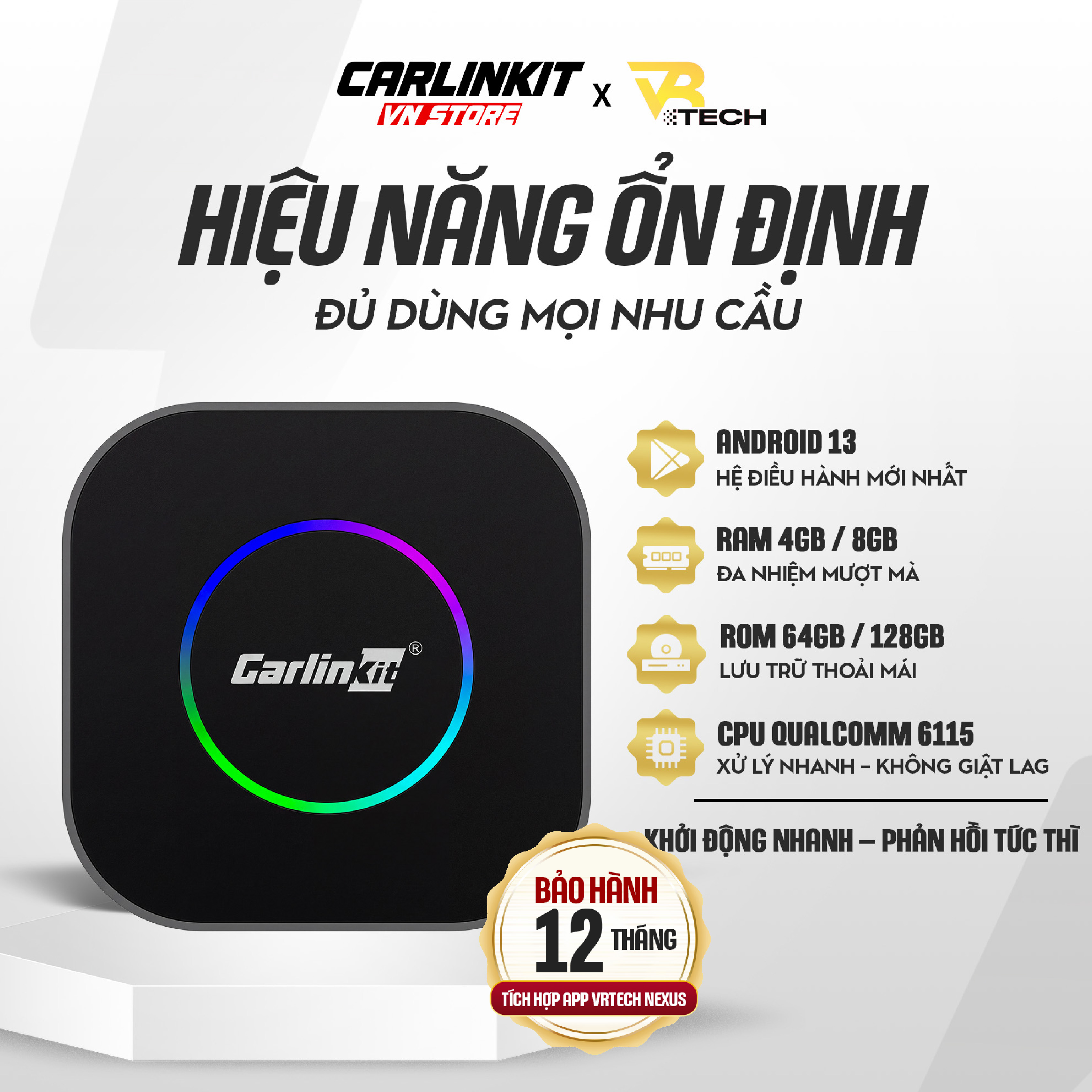 Carlinkit TBOX S2A V2 2026, Android Box Ô Tô, Apple CarPlay, Android ...