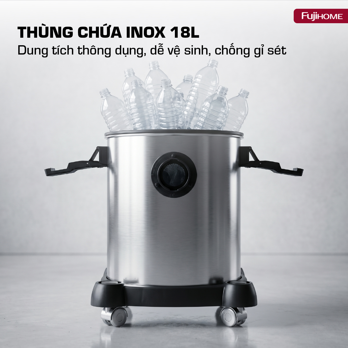 Dây nguồn chuẩn VDE và thiết kế quai xách di chuyển tiện lợi