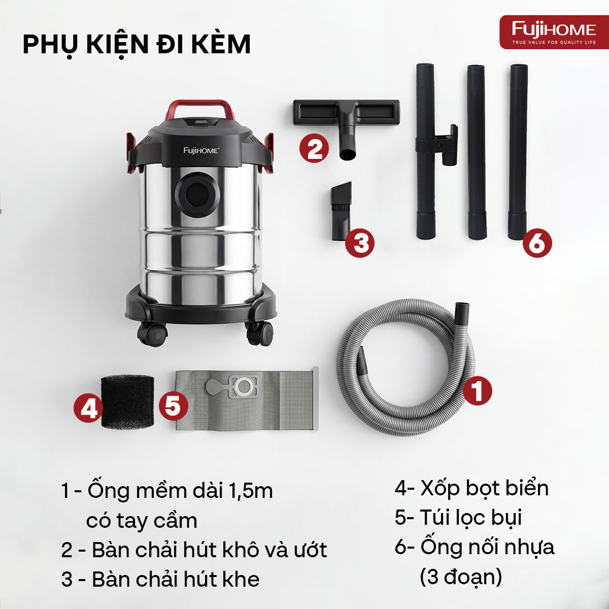 Thiết kế chắc chắn nhỏ gọn dễ dàng di chuyển và lưu trữ