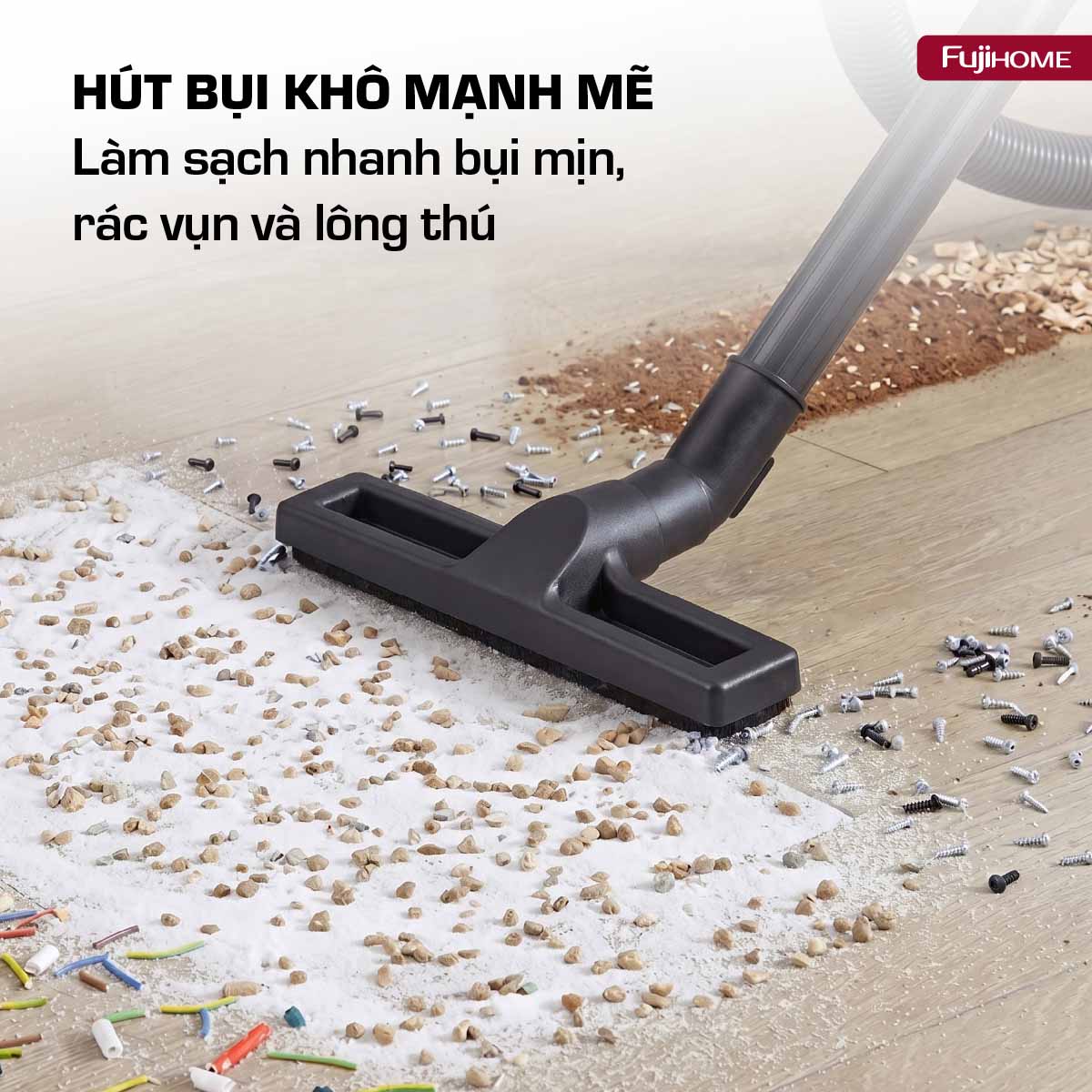 Đa năng 3 trong 1 hút khô hút ướt và thổi bụi máy hút bụi Fujihome VC18N