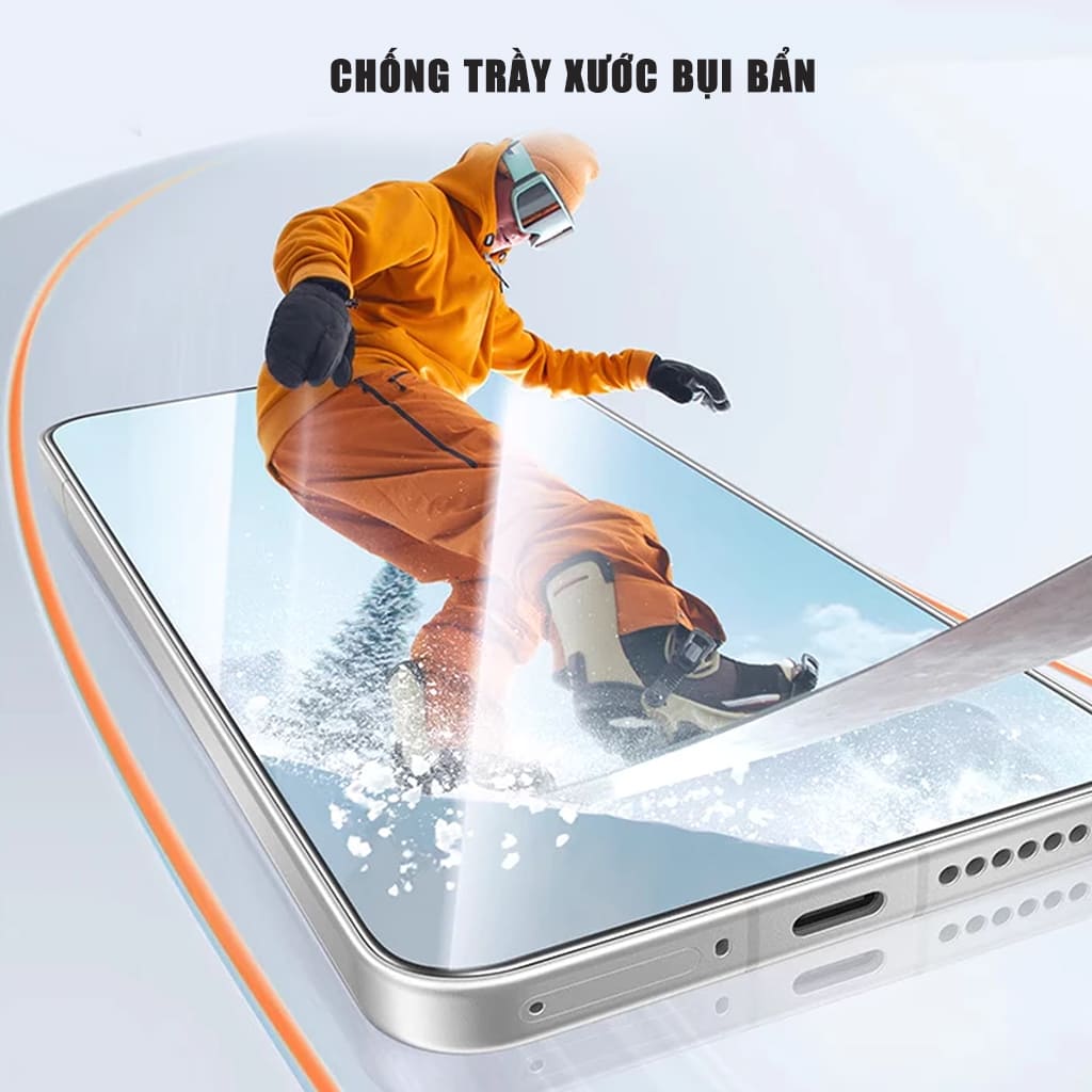 Kính cường lực dùng cho Xiaomi Poco X8 Pro trong suốt full màn hình Smart Devil có khung hỗ trợ dán – ảnh mô tả chi tiết 8